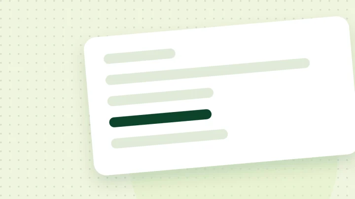Abstract Senitix artwork: record cards, a pipeline board and a connecting line in the brand greens.