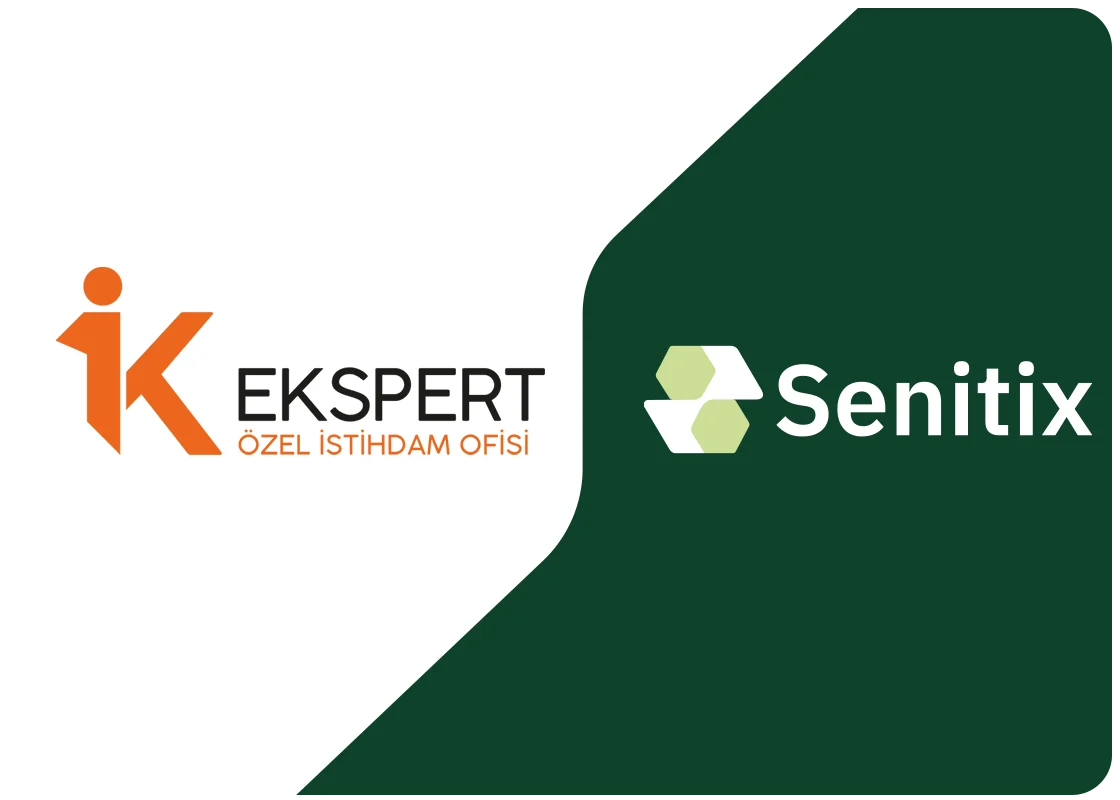 İK Ekspert logo beside the Senitix logo
